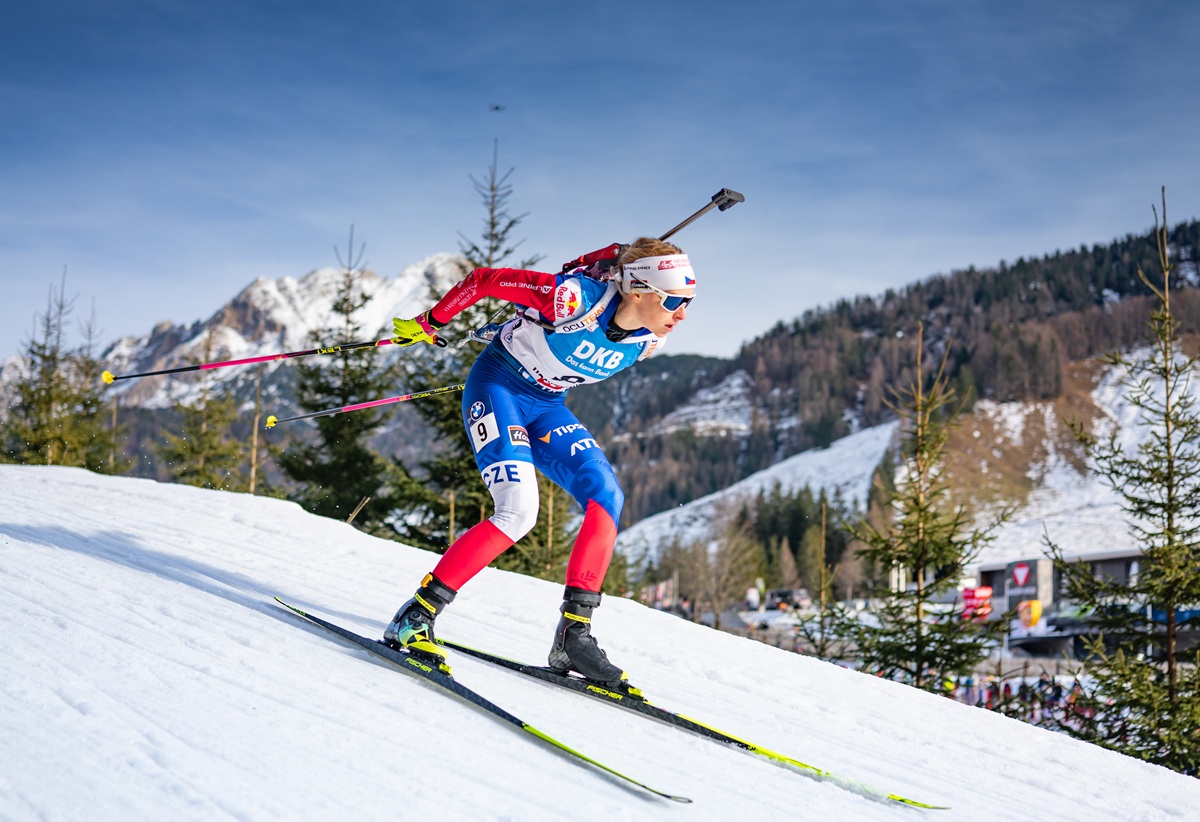 Markéta Davidová,sprint žen na SP Hochfilzen 2025